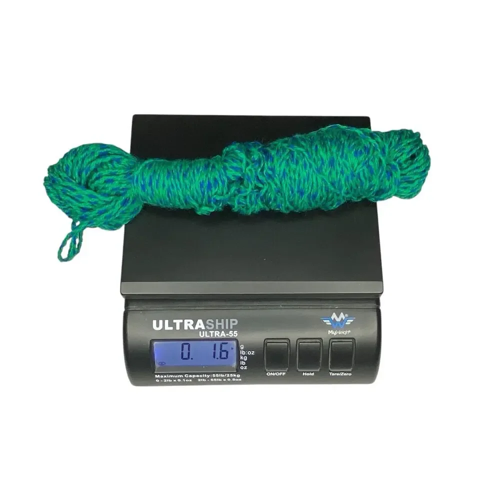 Coats & Clark Red Heart Tweed Twist Wool Yarn 178 Teal Green Blue Lot 4.5 Skein